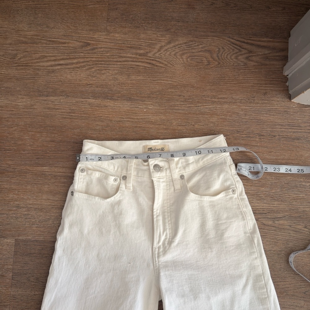 Madewell Perfect Vintage Wide-Leg Crop White Jean - Picture 12 of 14